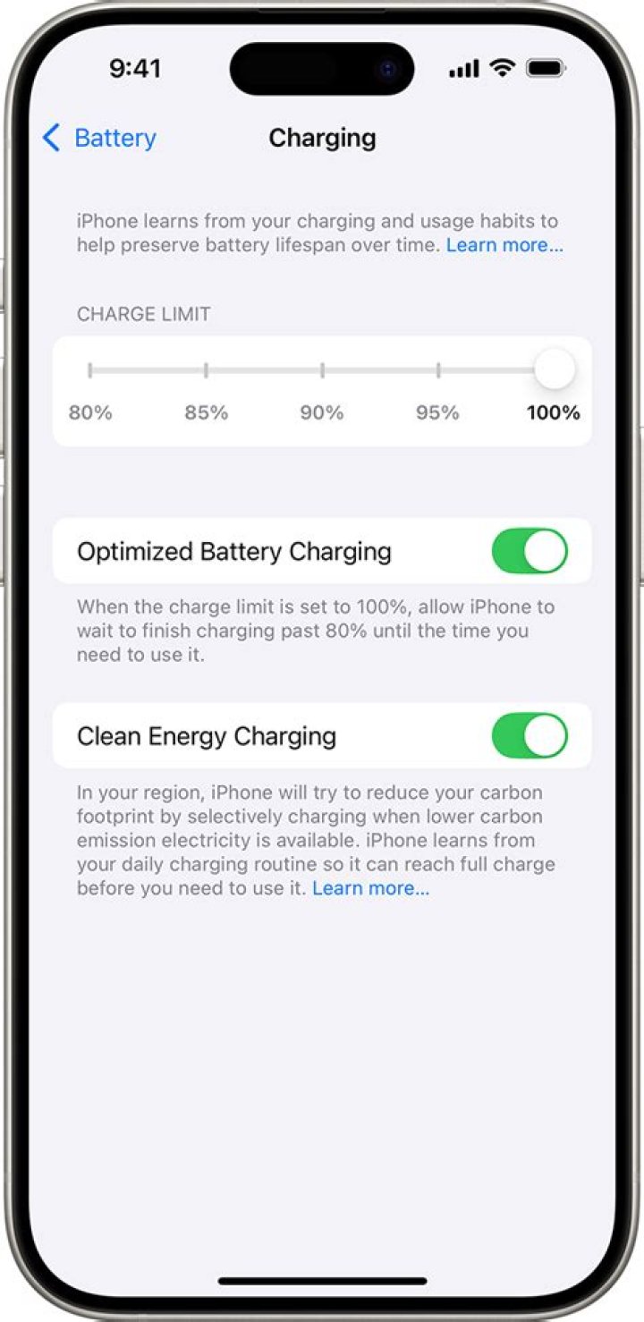 At what percent should I charge my iPhone?