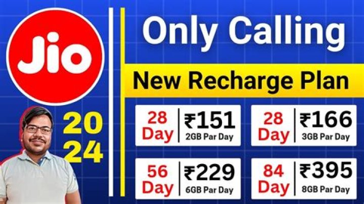 Can I recharge Jio only for calls?