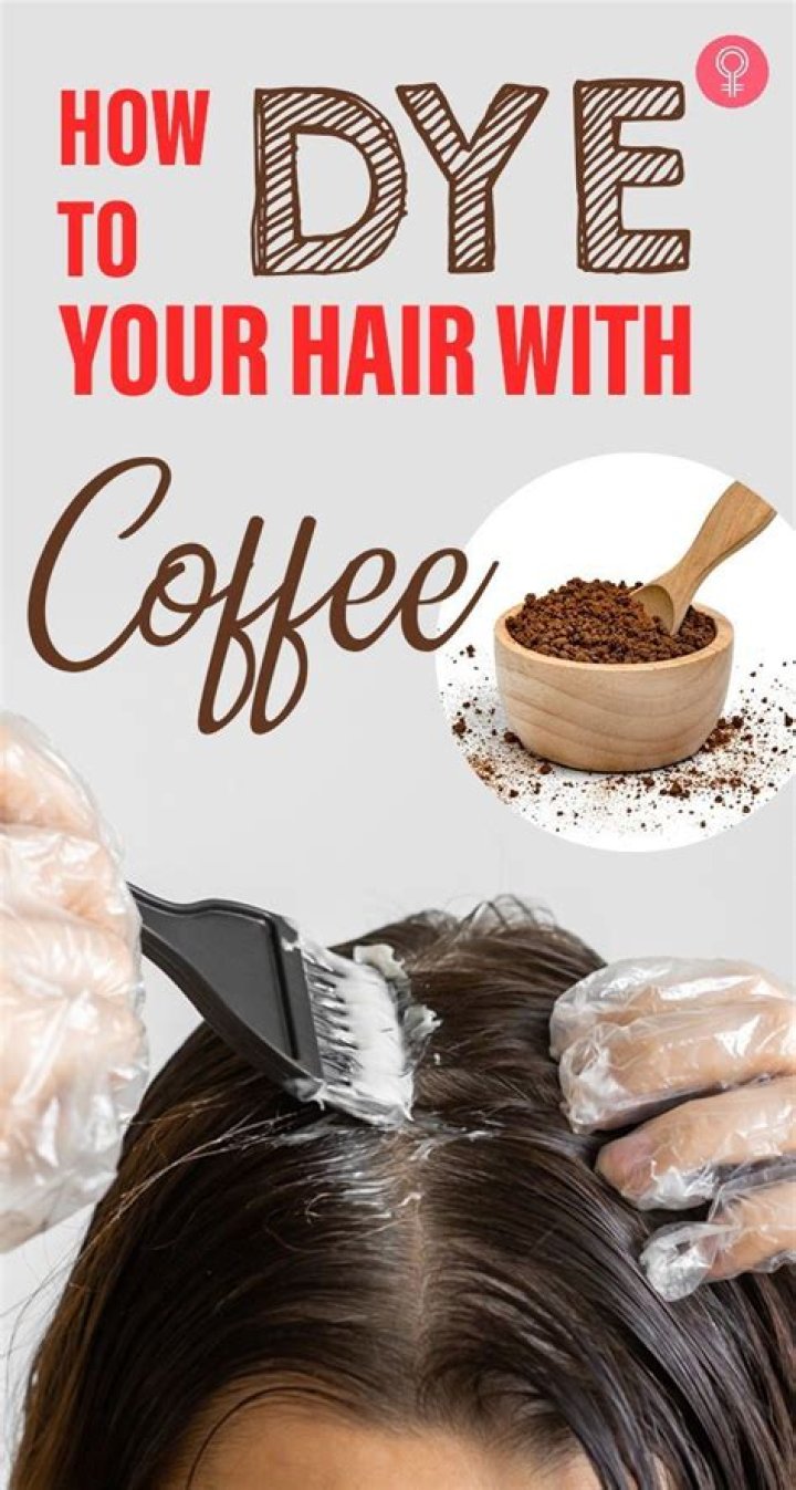 Can you dye your hair with coffee or tea?