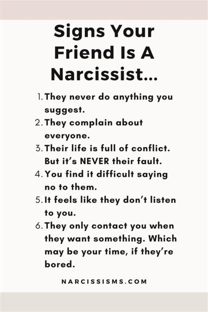Do narcissists have best friends?