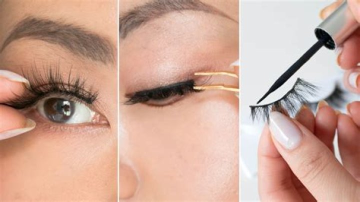 Do you glue false lashes to your eyelid or eyelashes?
