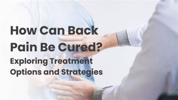 How can back pain be cured?