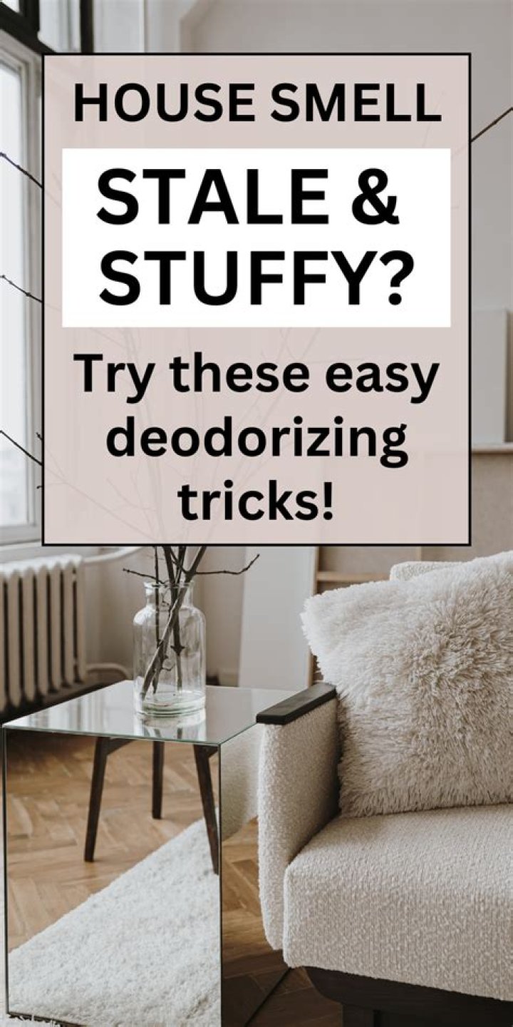 How do you keep an empty house from smelling stale?