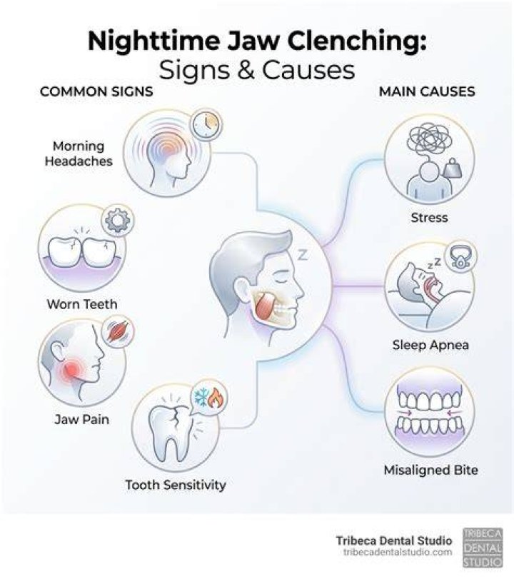 How do you know if I clench my teeth at night?