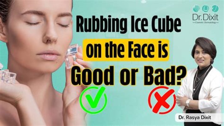 Is rubbing ice on lips Good?