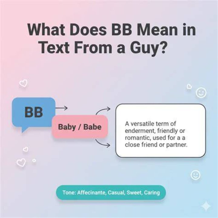 What does BB mean from a guy?