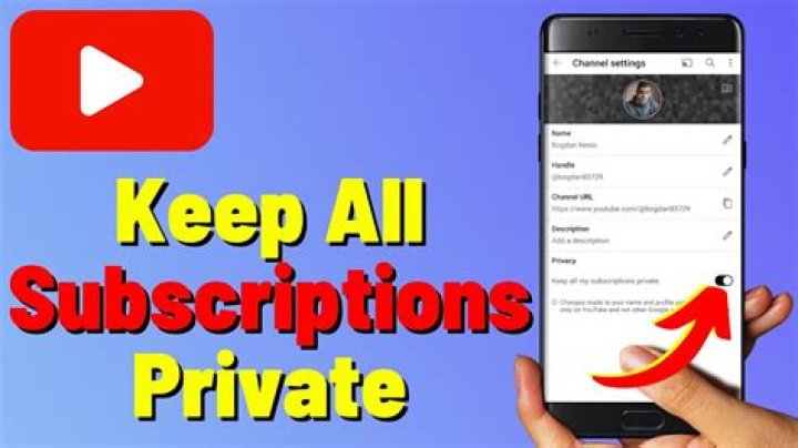 What is keep all my subscriptions private?