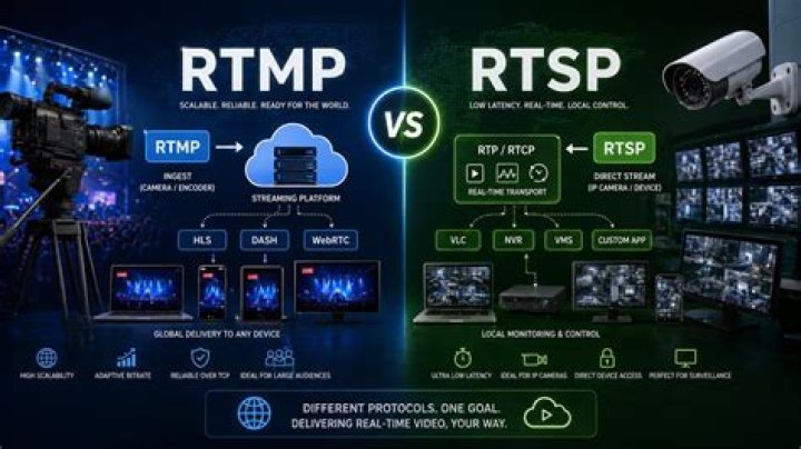 What is the difference between RTMP and RTSP?